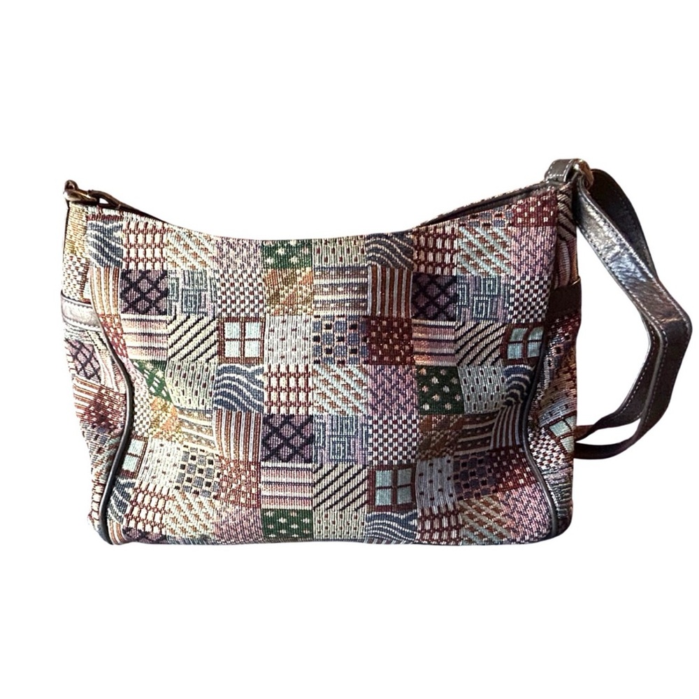 Sas Patchwork Shoulder Bag - Multicolor - image 2